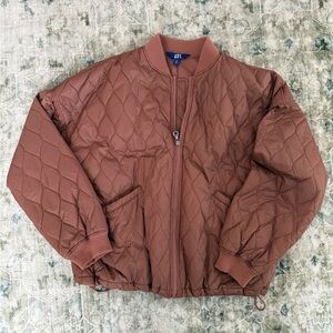 JoyLab Quilted dusty pink quilted Jacket